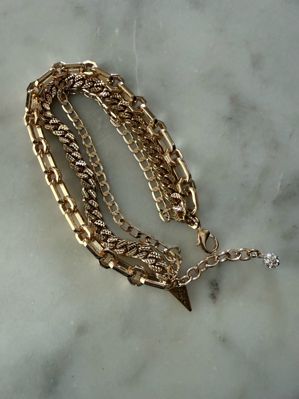 Erimish Gold Multi-Chain Anklet New